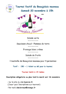Affiche 2021-11-20 - Beaujolais Nouveau