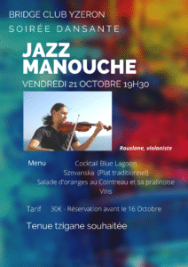Affiche 2022-10-21 - Jazz Manouche